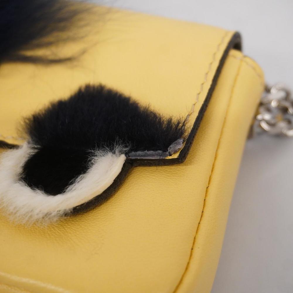 Fendi Bucket Bag Yellow Micro 2WAY Monster - Picture 7 of 11